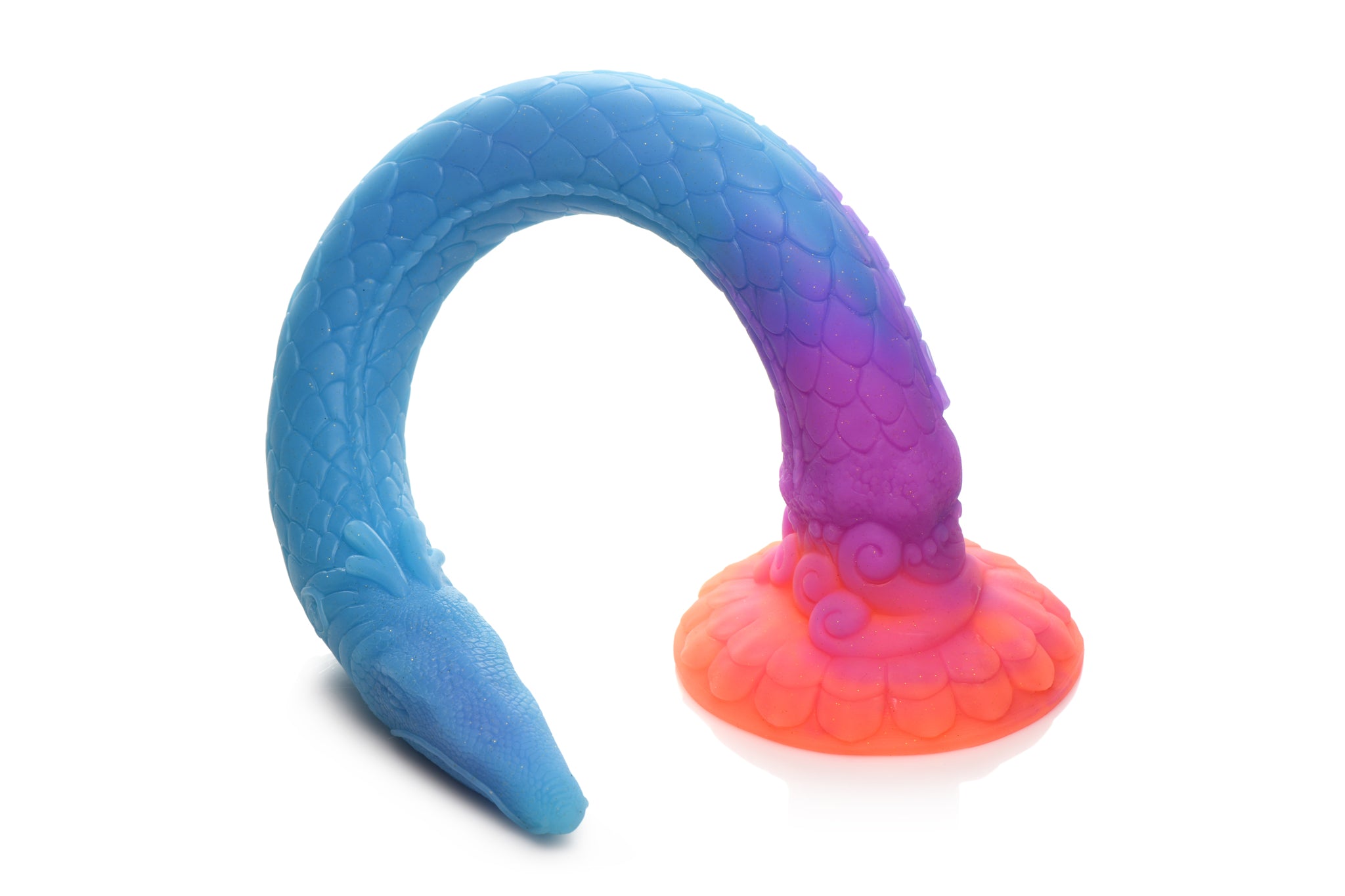 Makara Glow-in-the-Dark Snake Fantasy Dildo by Creature Cocks