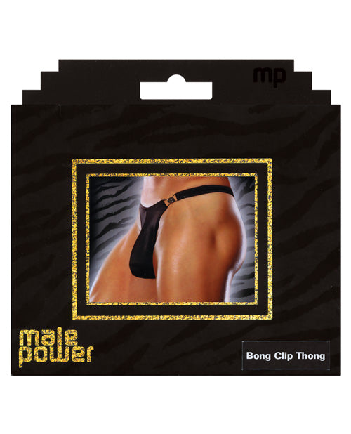 Male Power Bong Clip Thong S/m