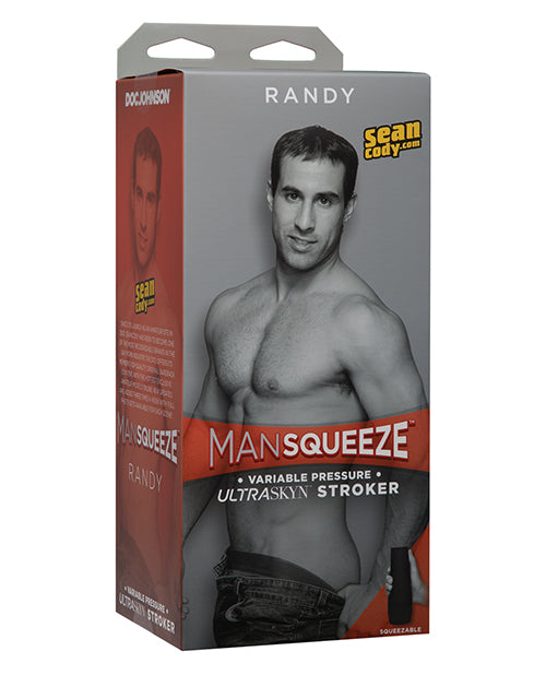 Man Squeeze- Ryan Bones - Ultraskyn Stroker - Ass Randy