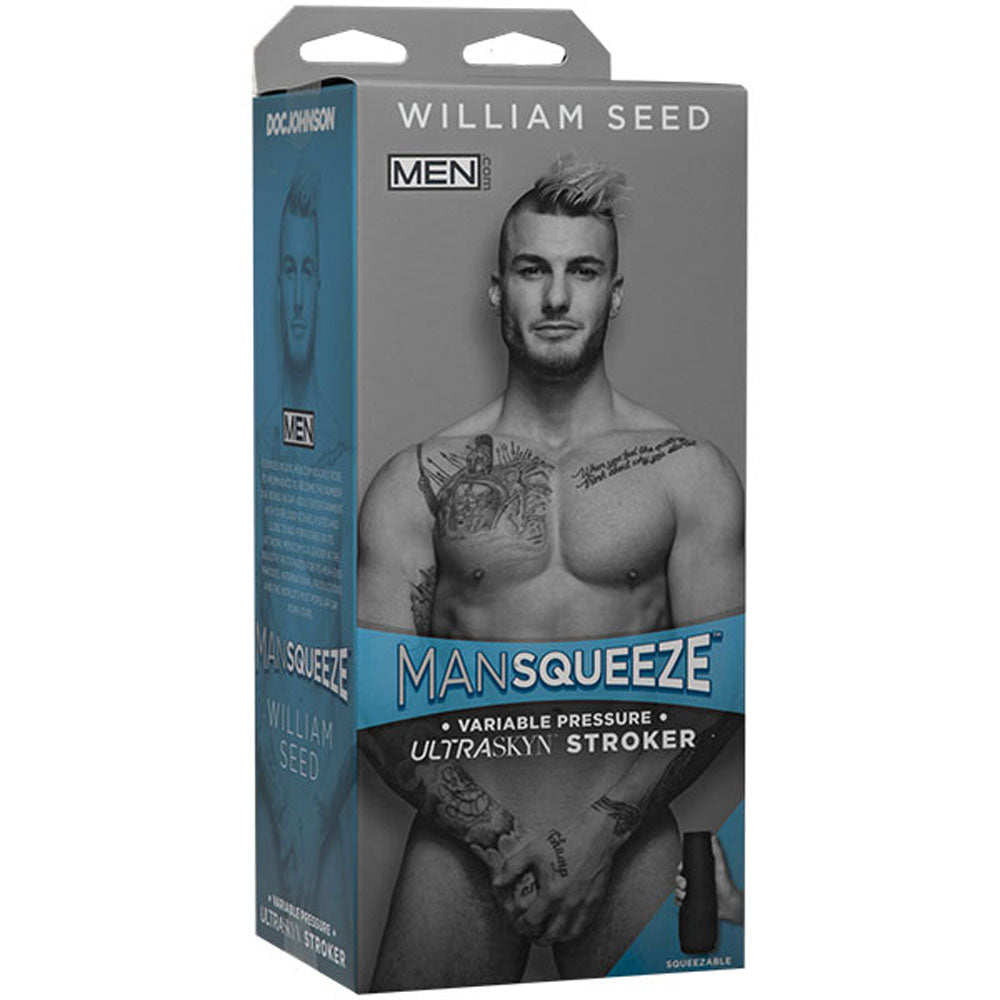 Man Squeeze - William Seed - Ultraskyn Stroker -  Ass William Seed