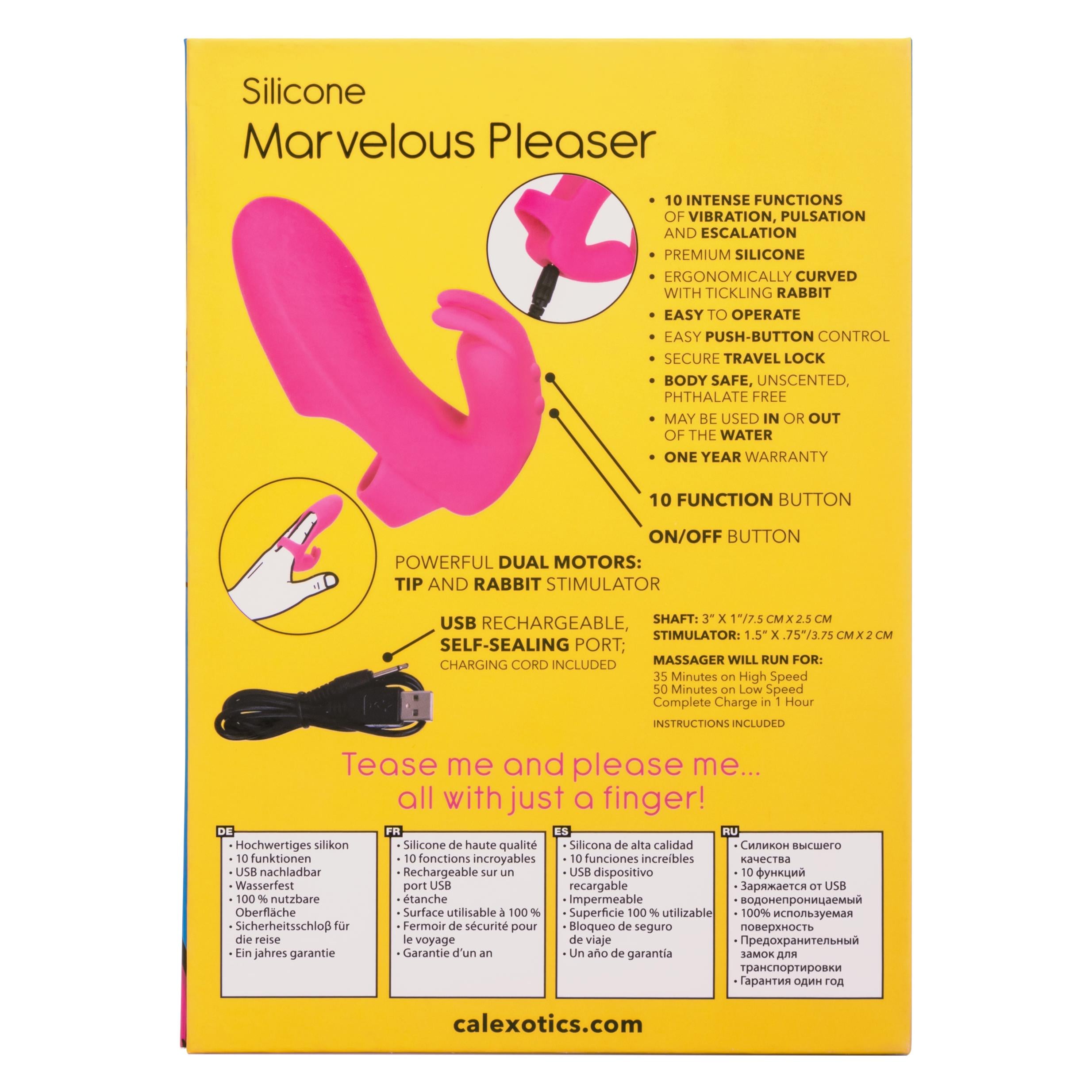 Marvelous Pleaser Finger Vibrator by CalExotics