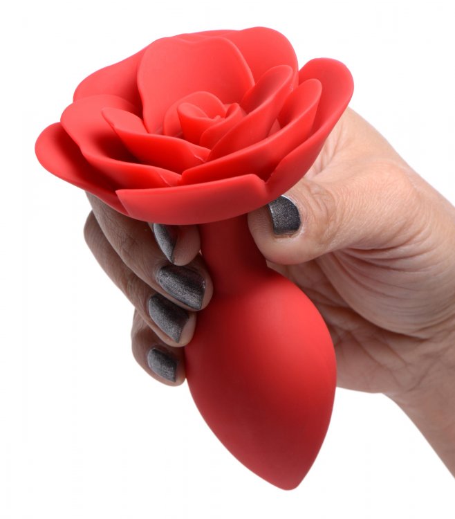 Master Series Booty Bloom Silicone Rose Anal Plug