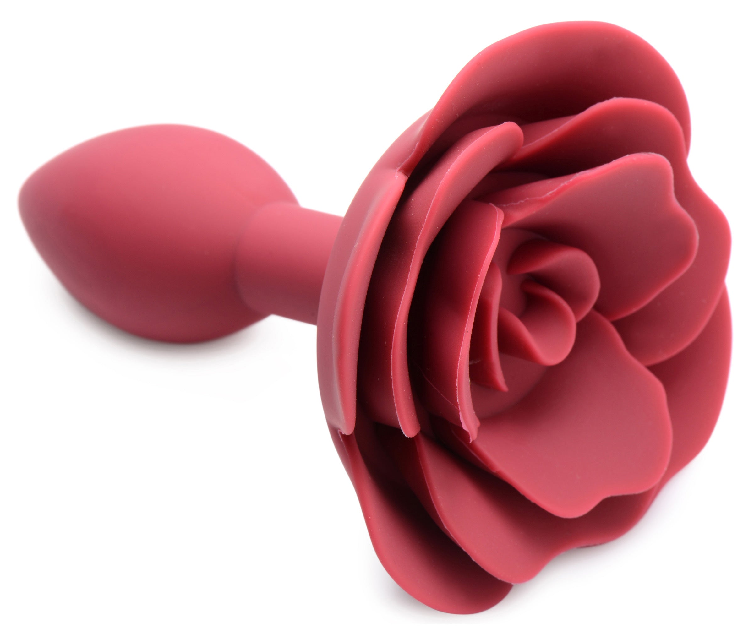 Master Series Booty Bloom Silicone Rose Anal Plug Small