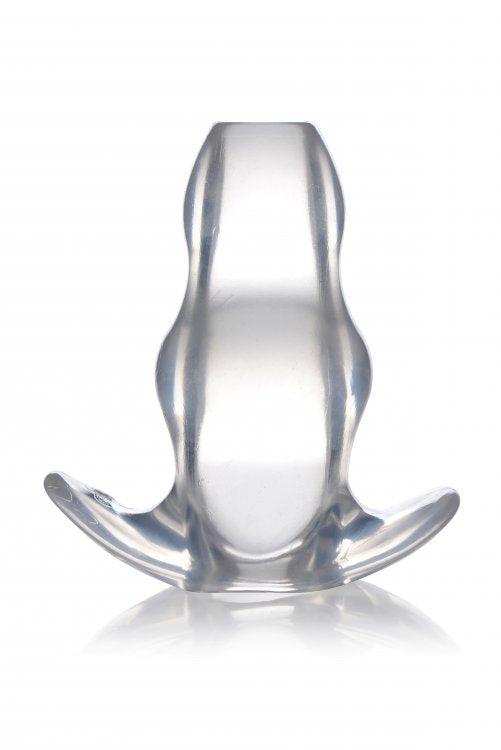 Master Series Clear View Hollow Anal Plug Extra Large