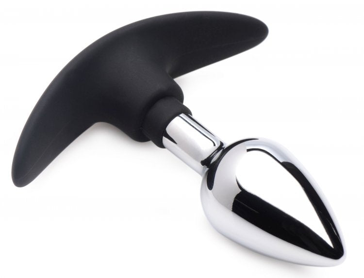 Master Series Dark Invader Metal & Silicone Anal Plug