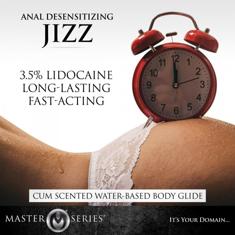 Master Series Jizz Anal Desensitizing Lube 8oz (out Oct)