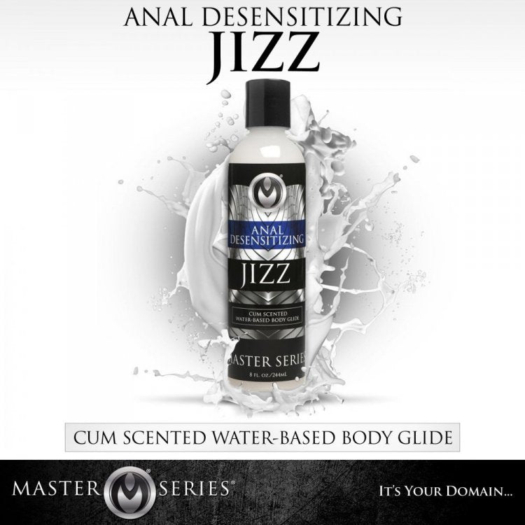 Master Series Jizz Anal Desensitizing Lube 8oz (out Oct)