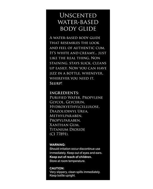 Master Series Jizz Unscented Water-Based Body  Glide - 16 Oz