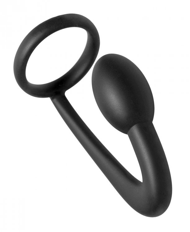 Master Series Prostatic Play Explorer C Ring & Prostate Plug