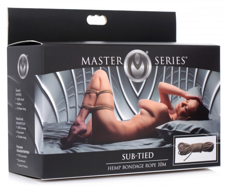 Master Series Sub-tied Hemp Bondage Rope 10m