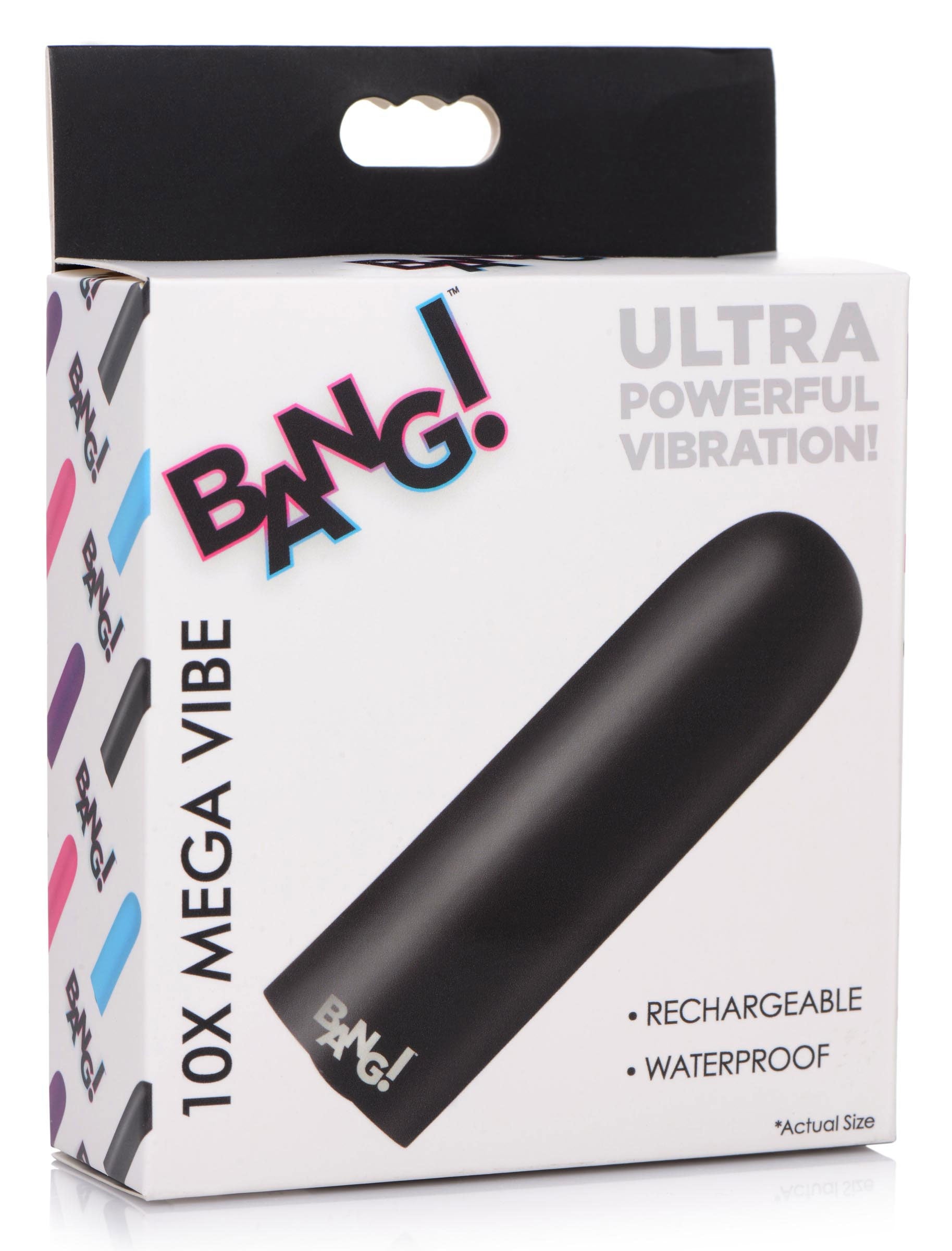 Mega Vibes Ultra-Powerful Bullet Vibe for Intense Pleasure Black