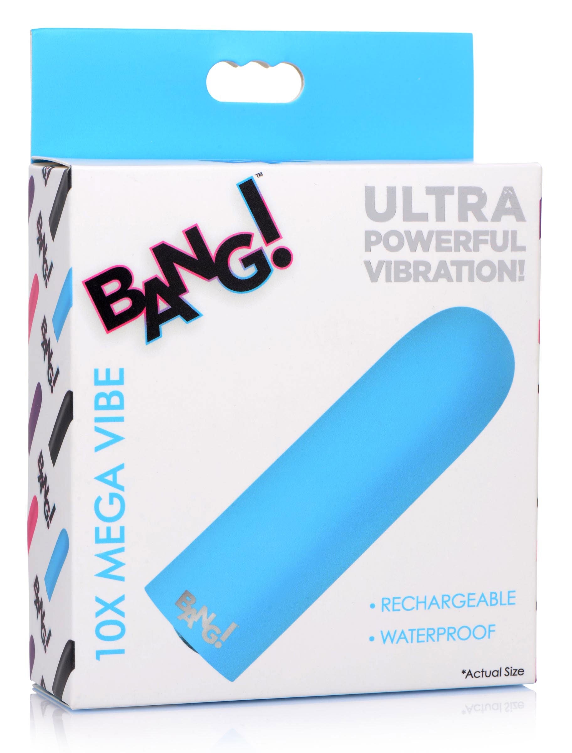 Mega Vibes Ultra-Powerful Bullet Vibe for Intense Pleasure Blue