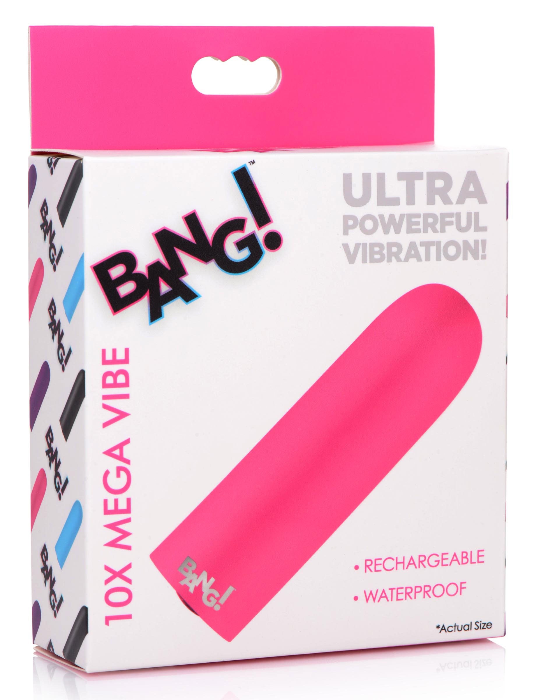 Mega Vibes Ultra-Powerful Bullet Vibe for Intense Pleasure Pink