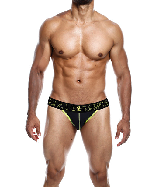 Men's Male Basics Neon Jockstrap Neon Yellow