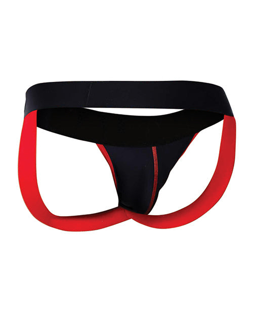 Men's Male Basics Neon Jockstrap Red