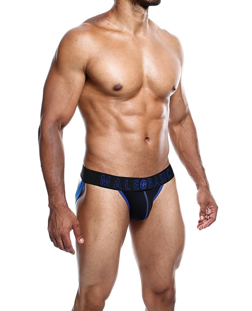 Men's Male Basics Neon Jockstrap Royal