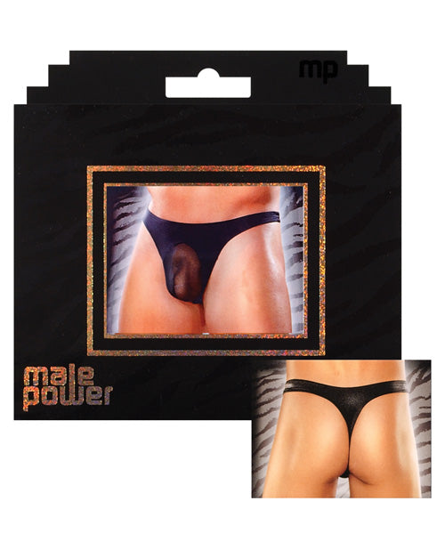 Men's Male Power Male Power Sheer Nylon Lycra Pouch Thong