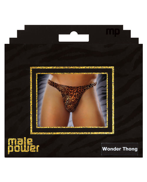 Men's Male Power Male Power Wonder Thong Animal Print