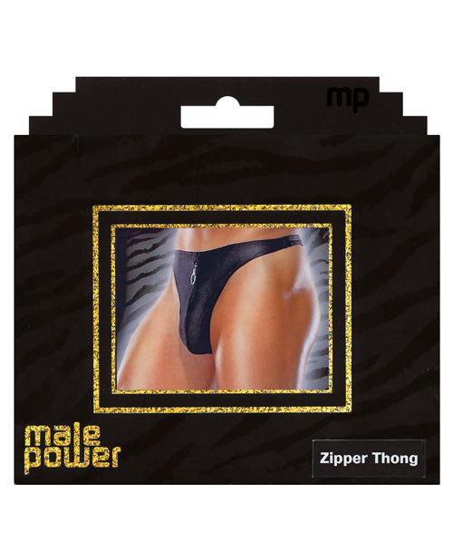 Men's Male Power Male Power Zipper Thong