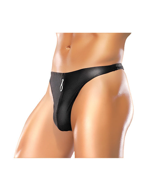 Men's Male Power Male Power Zipper Thong S/m