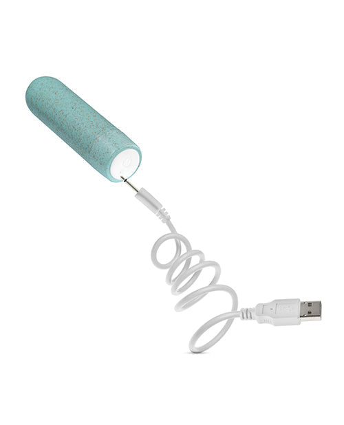 Mindful Pleasure Gaia Eco Rechargeable Bullet Vibrator  Aqua