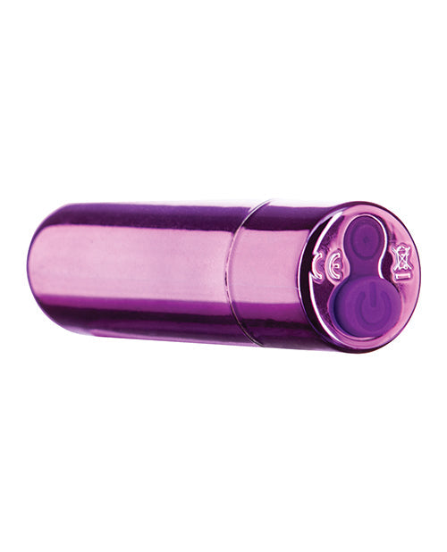 Mini Bullet Vibrator Rechargeable Bullet Vibrator - 9 Functions Purple