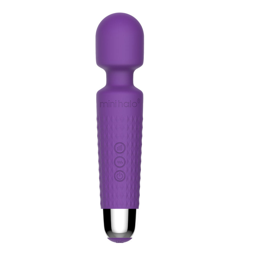 Mini Halo Amethyst Wand Rechargeable