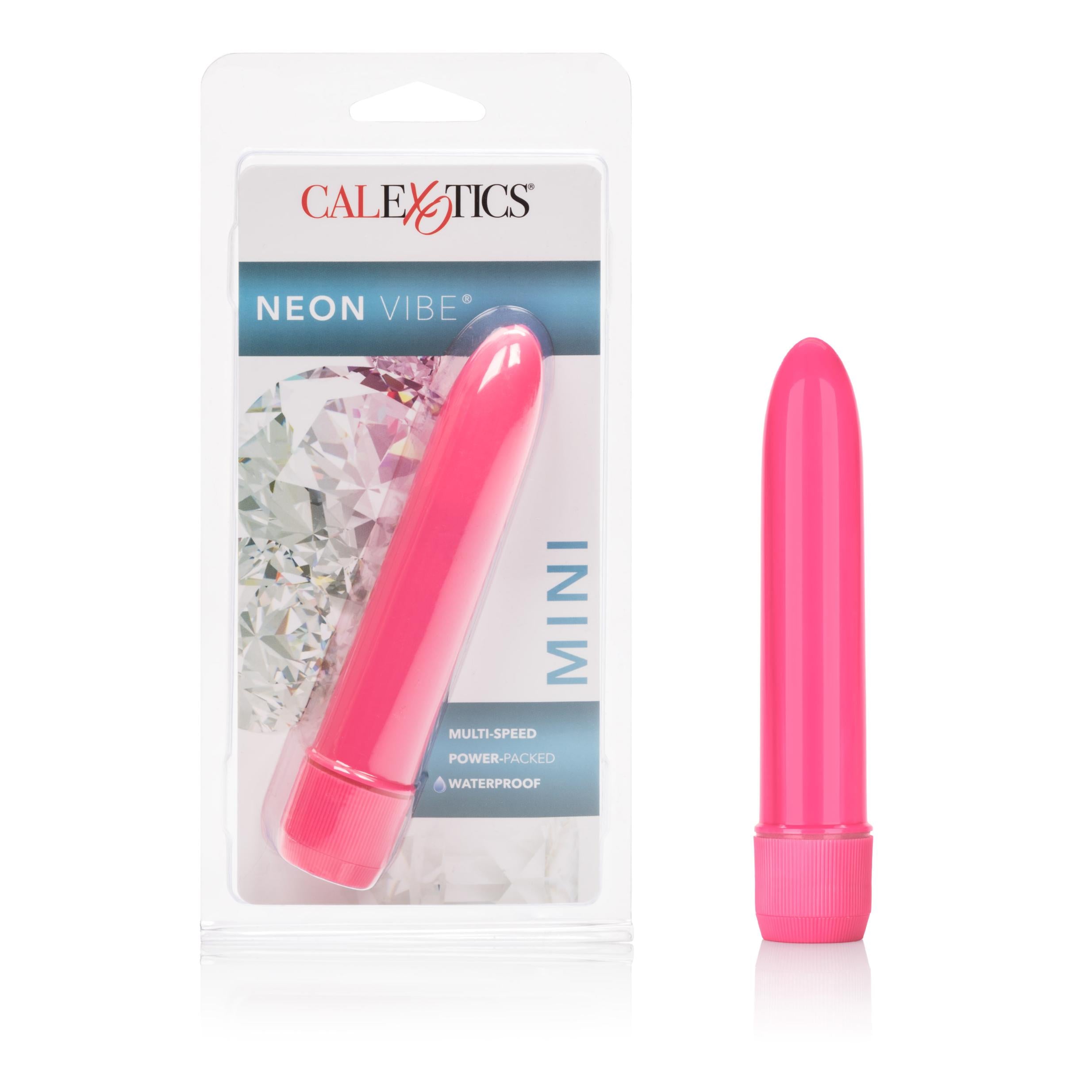 Mini Neon 4.5in Bullet Vibrator Pink