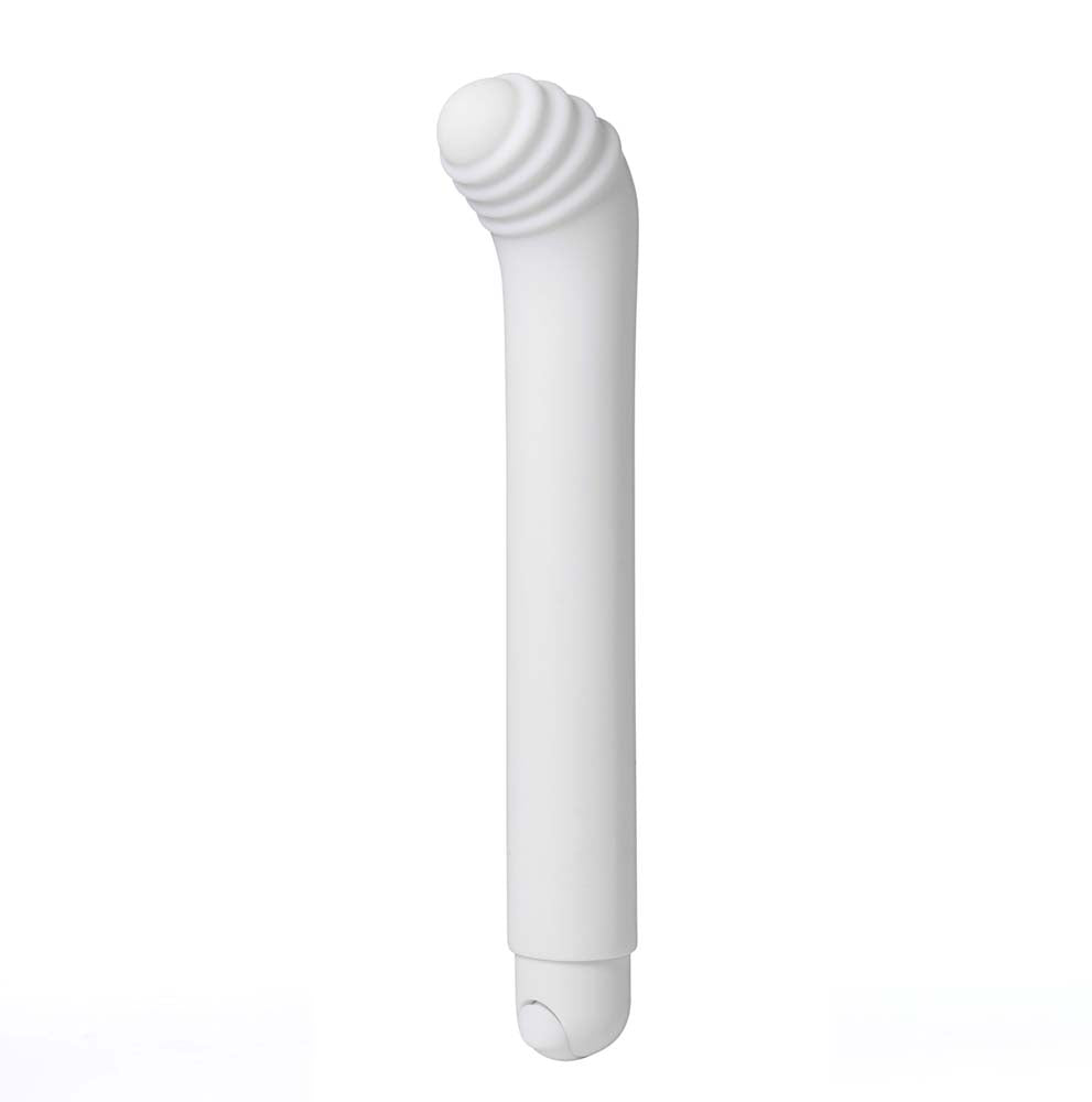 Misty Long Rechargeable Bullet Vibrator - White