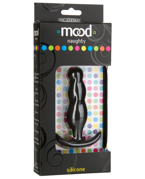 Mood Naughty 3 Butt Plug. Black / Medium