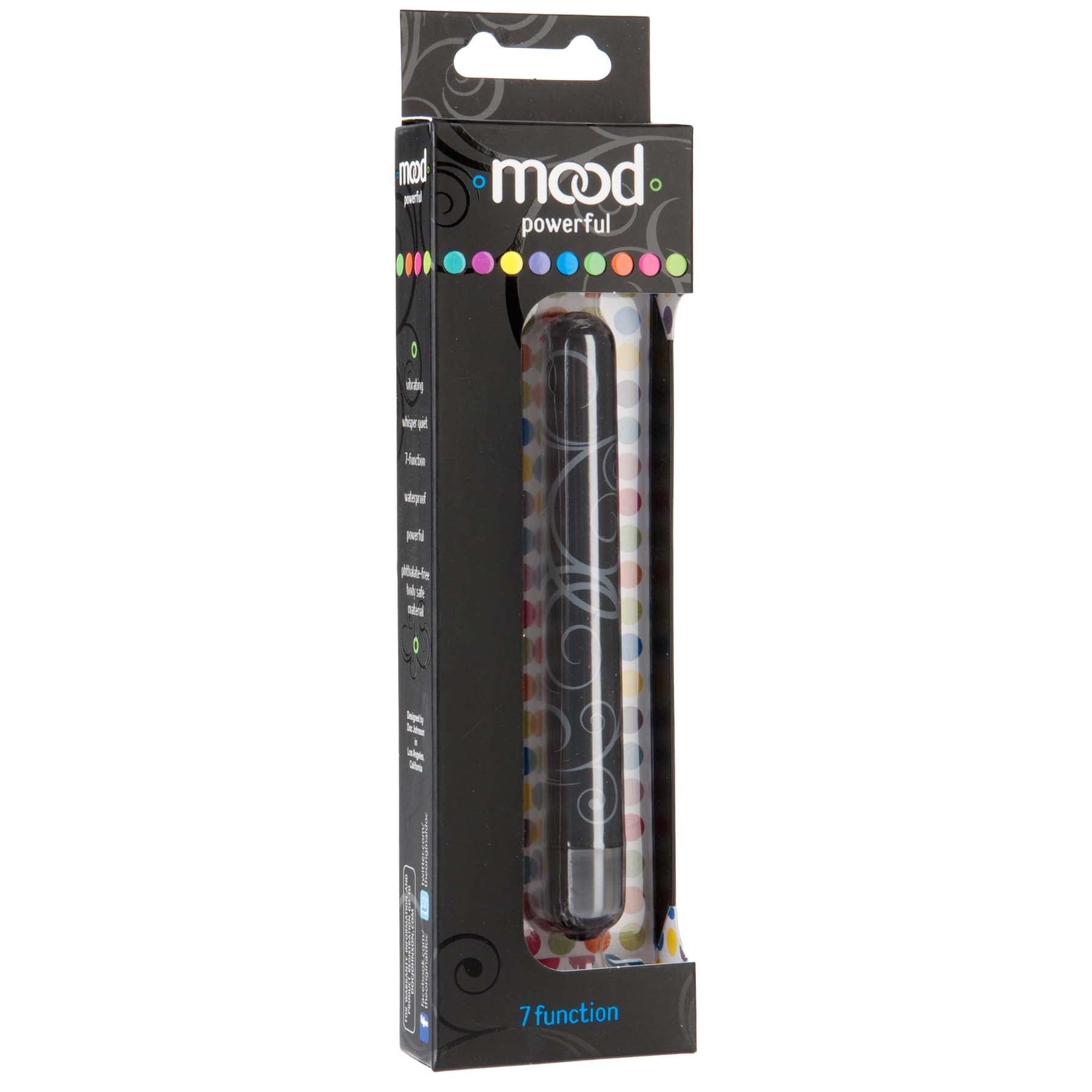 Mood Powerful 7-Function Bullets for Orgasmic Bliss L Black Black / Large