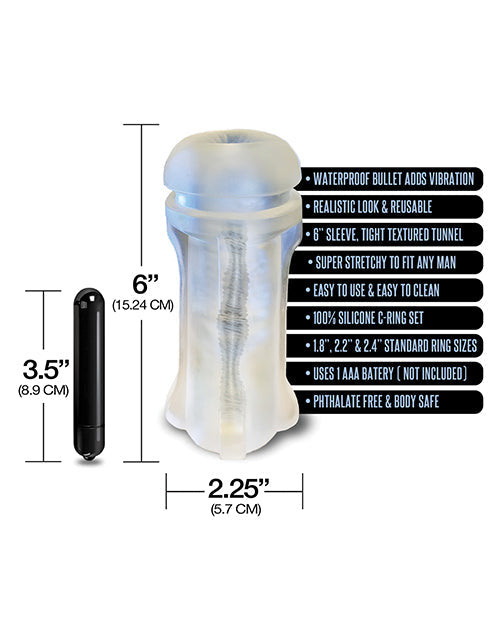 Mstr B8 Bum Rush Vibrating Ass Pack - Kit Of 5 Clear