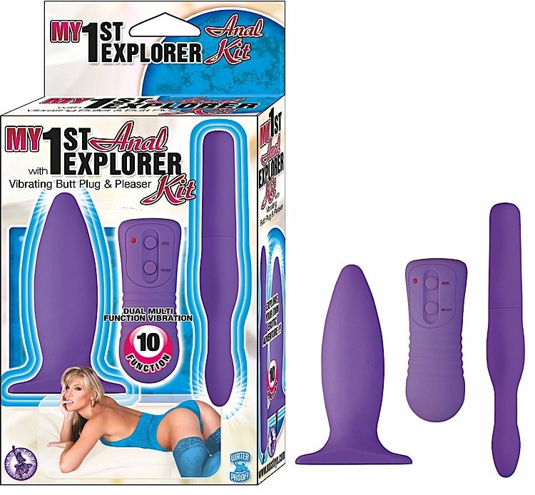 My 1st Anal Explorer Kit Pink Purple