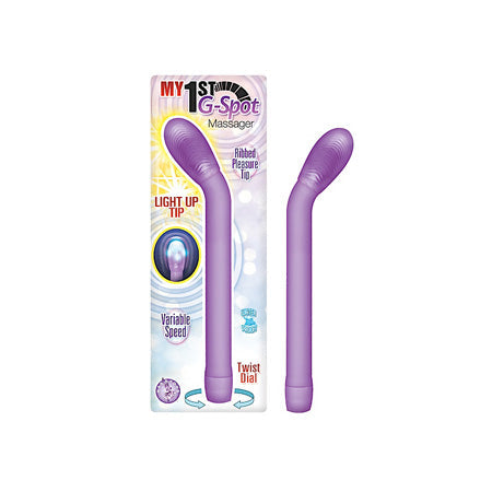 My 1st G-Spot Light Up Massager Vibrator MS WP (Purple)