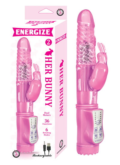 Nasstoys Energize Her Bunny 2 - Purple Pink