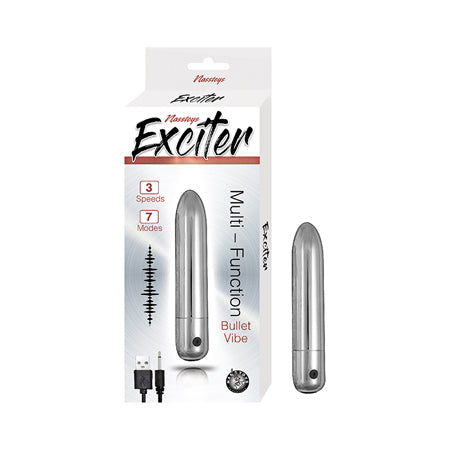 Nasstoys Exciter Multi-Function Bullet Vibrator - Silver