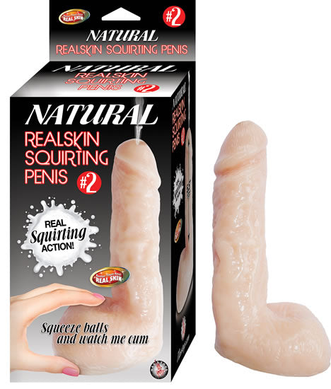 Natural Realskin Squirting Penis #2 Beige