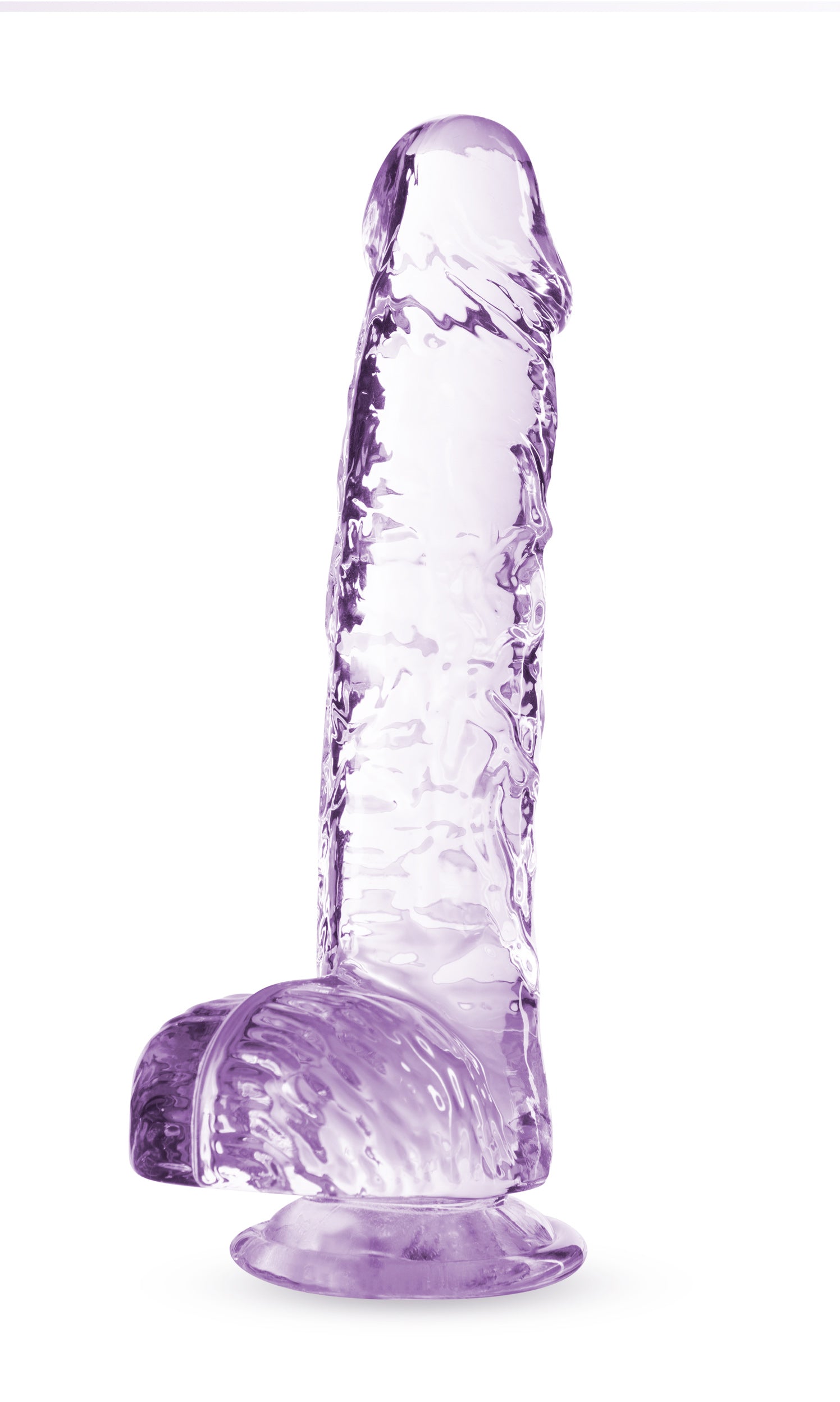 Naturally Yours 6in Amethyst Crystalline Dildo