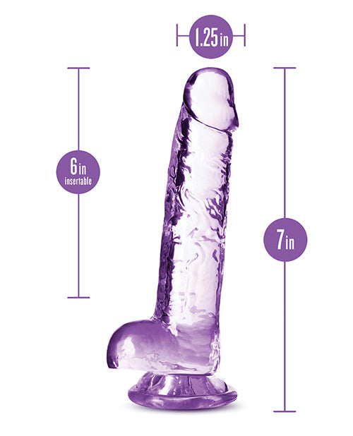 Naturally Yours - 7 Inch Crystalline Dildo -  Diamond