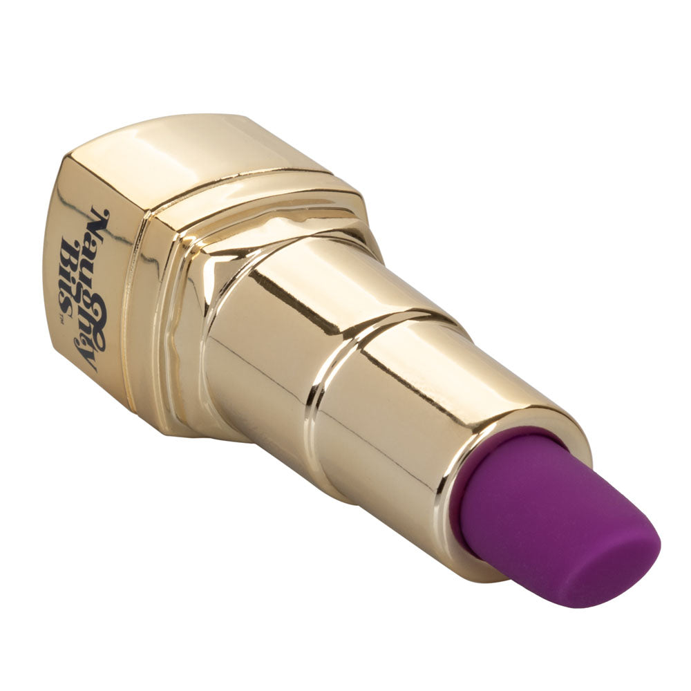 Naughty Bits Bad Bitch Lipstick Vibrator - Purple