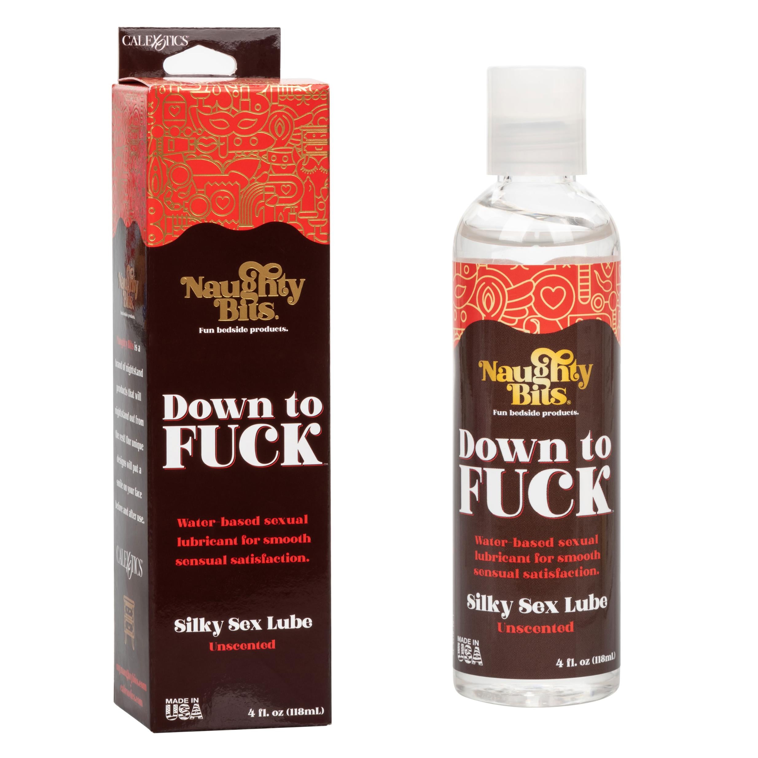 Naughty Bits Down to Fuck Silky Sex Lube Boxed