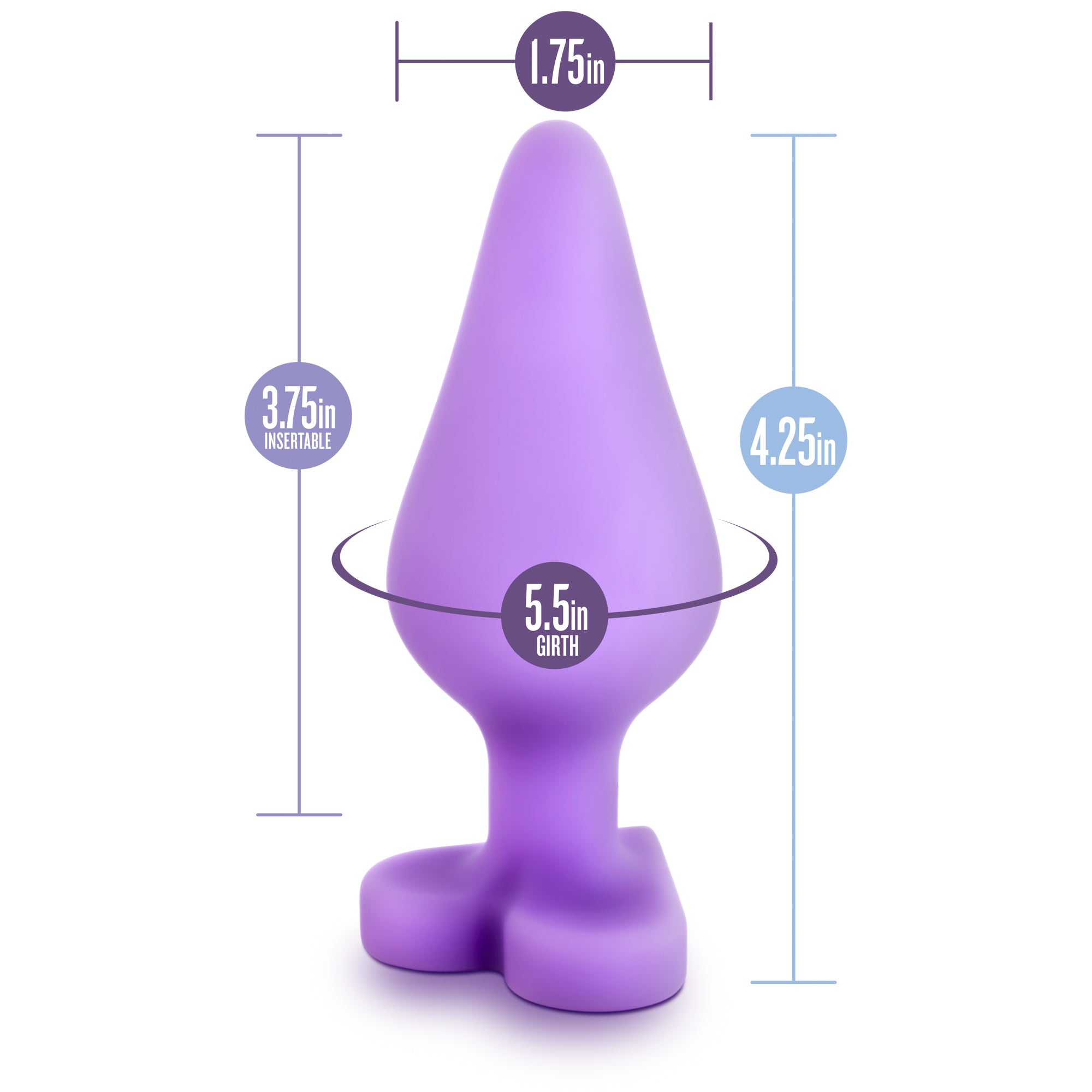 Naughty Candy Heart - Purple - G-Spot Vibrator