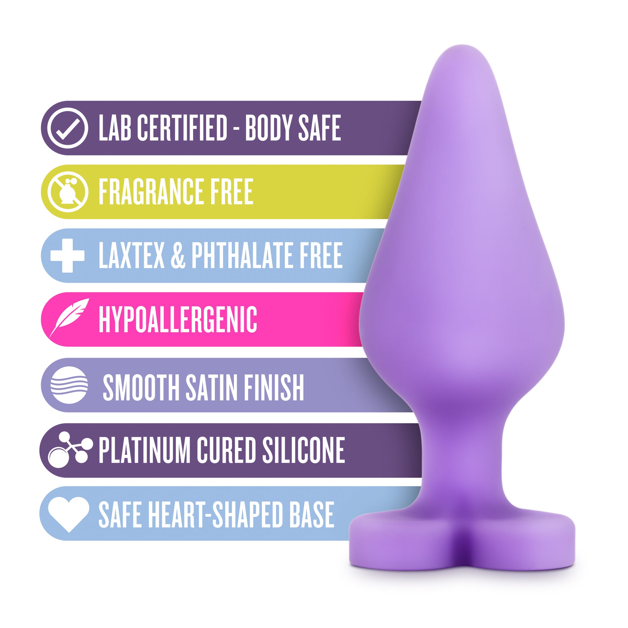 Naughty Candy Heart - Purple - G-Spot Vibrator