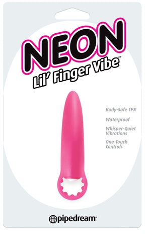 Neon Lil Finger Vibrator Pink