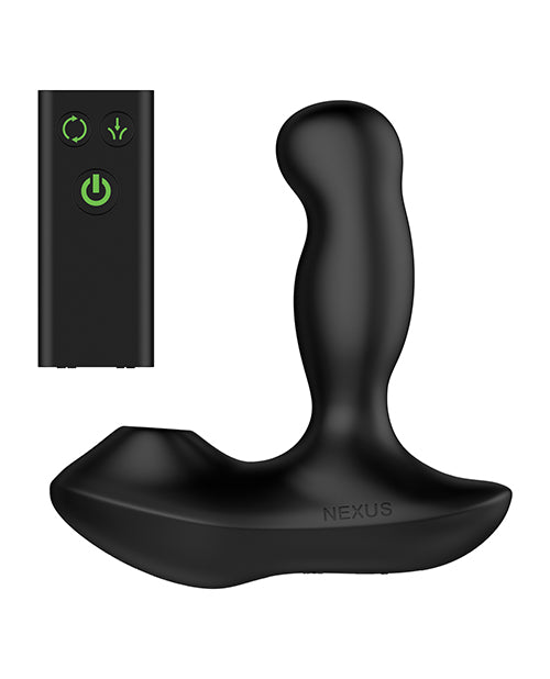 Nexus Revo Air Rotating Prostate Massager W/suction - Black