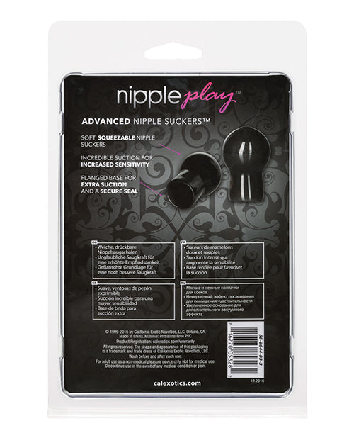 Nipple Play Advanced Nipple Suckers Pink Black