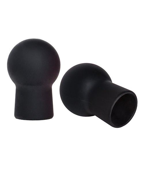 Nipple Play Silicone Advanced Nipple Suckers -  Black