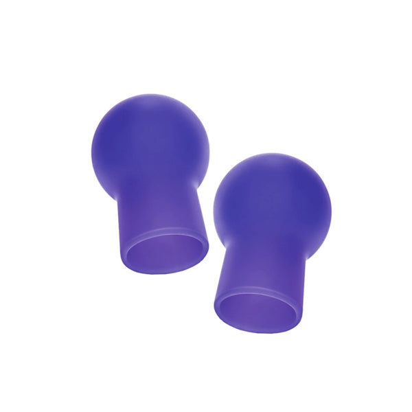 Nipple Play Silicone Advanced Nipple Suckers -  Black Purple
