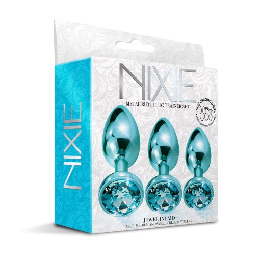 Nixie Metal Plug Trainer Set Metallic Blue