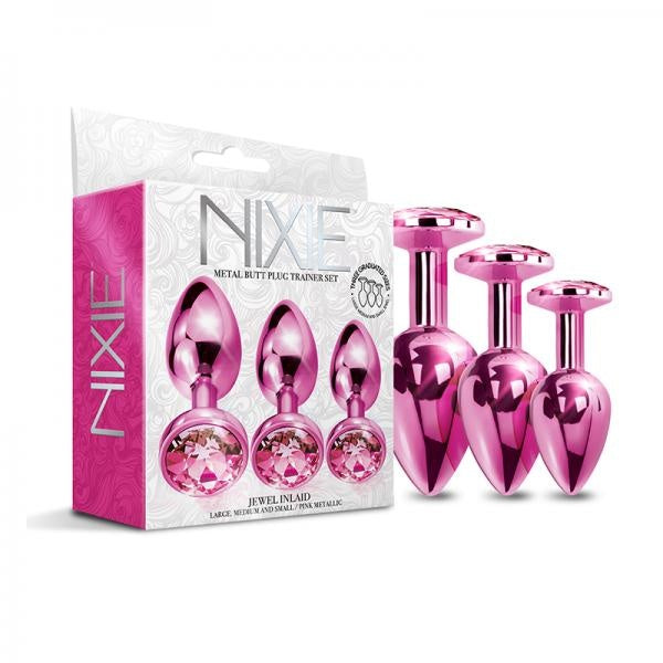 Nixie Metal Plug Trainer Set Metallic Pink